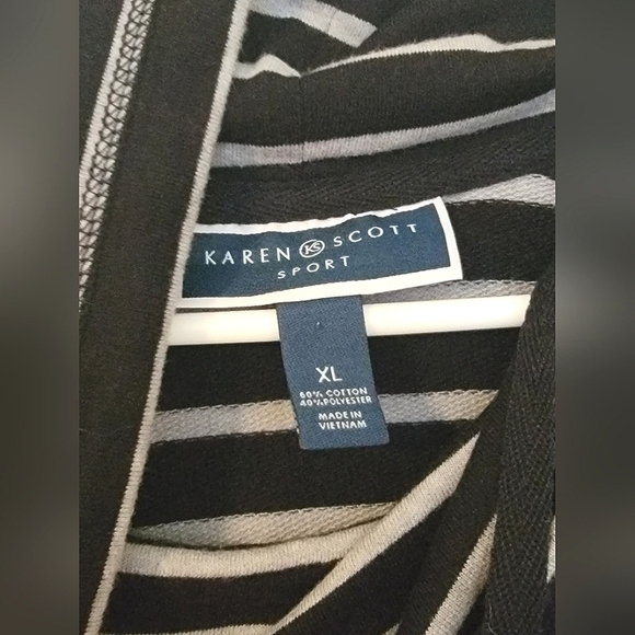 Karen Scott Sport cowl neck pullover, size extra large, XL - Picture 2 of 2